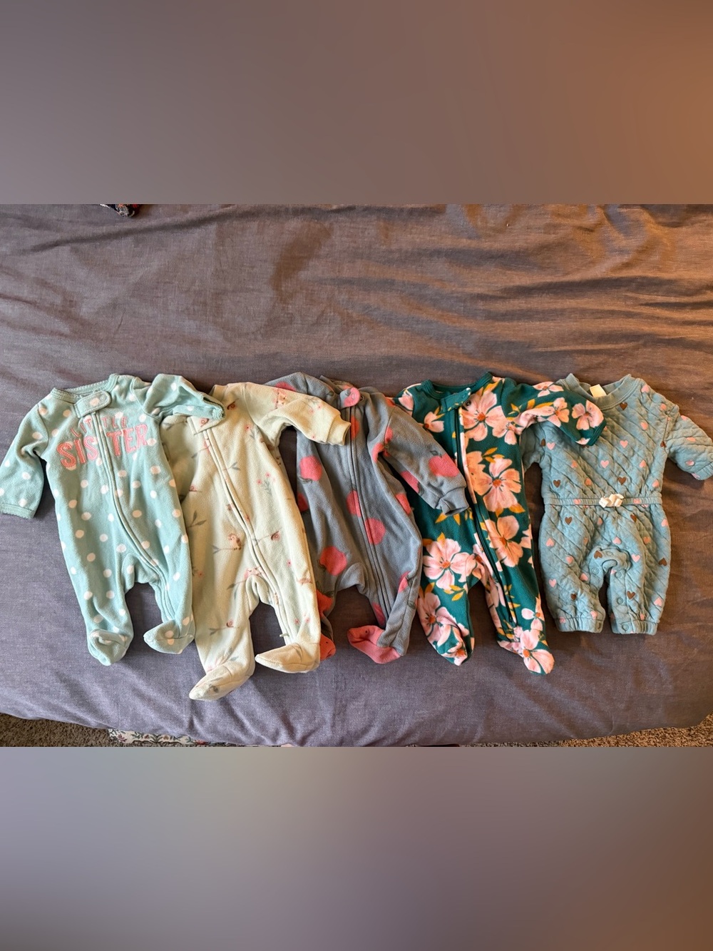Bundle of Five Newborn Sleepers